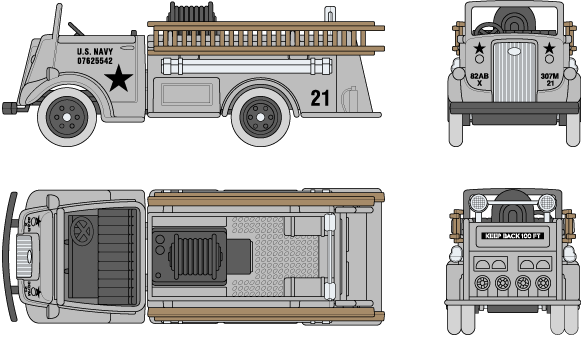 FORDSON 7V Fire Tender